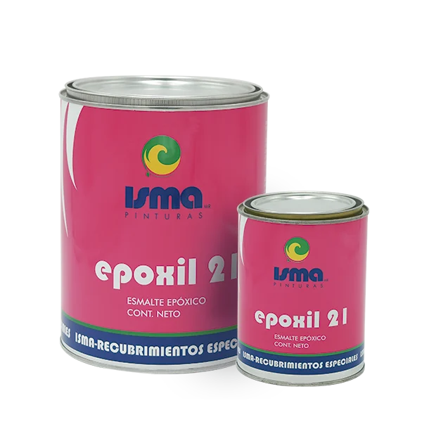 Epoxil 21 Presentaciones 1L, 4L y 19L de ISMA de México