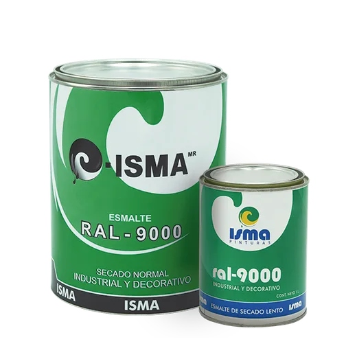 RAL 9000 — Industrial y decorativo | Esmaltes ISMA de México