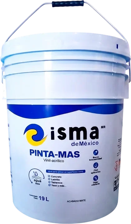 PINTA MAS Cubeta 19L de ISMA de México